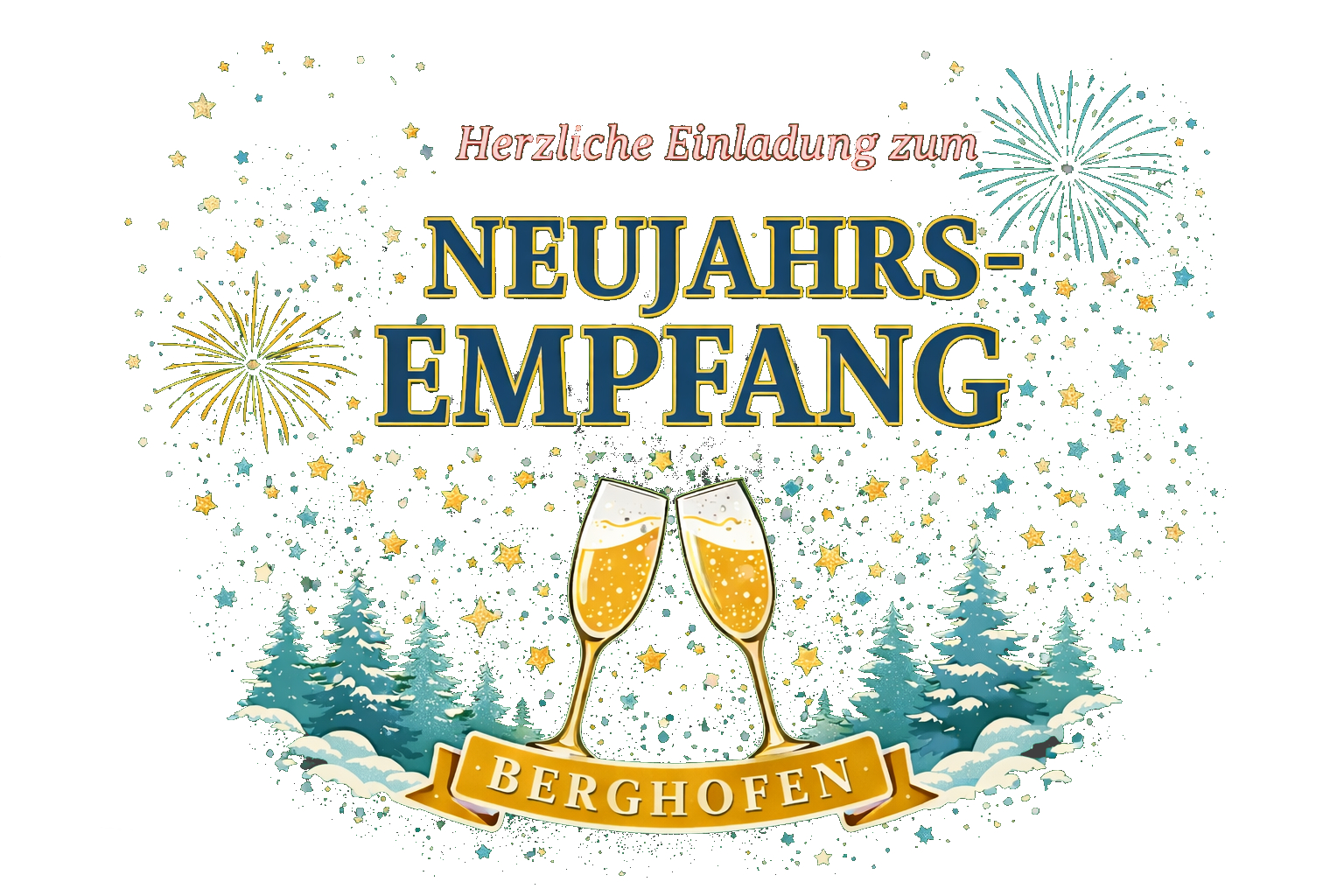 Willkommen 2026! - Berghofen l�dt zum Neujahrsempfang ein